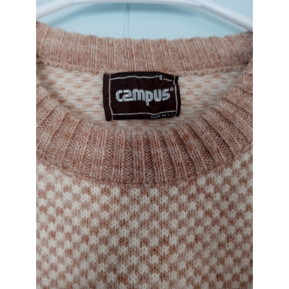 Vintage Campus Crewneck Sweater Size Small - Picture 6 of 9